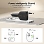 Belkin BoostCharge Car Charger with Retractable Cable, 30W, Black (CCC002fqBK)~#|#~CA228857-B6C7-4754-BE446D4757F24E00_sc7