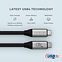 Satechi USB4 V2 Pro 3.59' USB-C Data & Power Cable, Male to Male, Black (ST-YU4120K)~#|#~CA26F1C7-CD6D-45C7-B576FE79E8C9E6C6_sc7