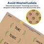Avery Laser/Inkjet Rectangle Multipurpose Labels, 1.5" x 2.75", Kraft Brown, 150 Labels/Pack (94230)~#|#~CA2B4CD6-DFCA-4FCA-936A8E04FD9663EA_sc7