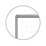 Luxor Dry-Erase Mobile Combination Ghost Grid/Whiteboard, Aluminum Frame, 40" x 72" (MB7240LB)~#|#~CA2B996A-DA20-4EFC-BFDBE0F9974A3387_sc7