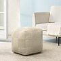 Anji Mountain Branford Ivory Natural Fabric Square Pouf Ottoman (AMBPF106-1818)~#|#~CA2CFCD1-15CD-48F3-9C8CC68178732B18_sc7