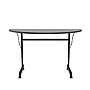 Correll Econoline 48"W x 24"D Adjustable Foldable Training Room Table, Laminate, With Wheels, Gray Granite (FTM2448TFHR15)~#|#~CA2E7F15-65C6-4D7E-B570A63BFC6D772D_sc7