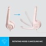 Logitech H390 Noise Canceling Stereo Headset, Rose (981-001280)~#|#~CA2EC967-1EE2-4A8E-B143E1F09EB17921_sc7