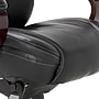 La-Z-Boy Hyland Ergonomic Bonded Leather Swivel Executive Chair, Black/Mahogany Wood (45779A)~#|#~CA31E2D2-C94E-4A06-970ADC15976CDD8C_sc7