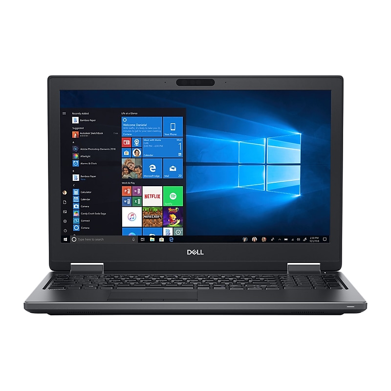 Dell Precision 7530 15.6" Refurbished Laptop, Intel Core i7-8850H, 2.6GHz, 64GB RAM, 2TB SSD, Windows 11 Pro (J5-P7530A12) image 1