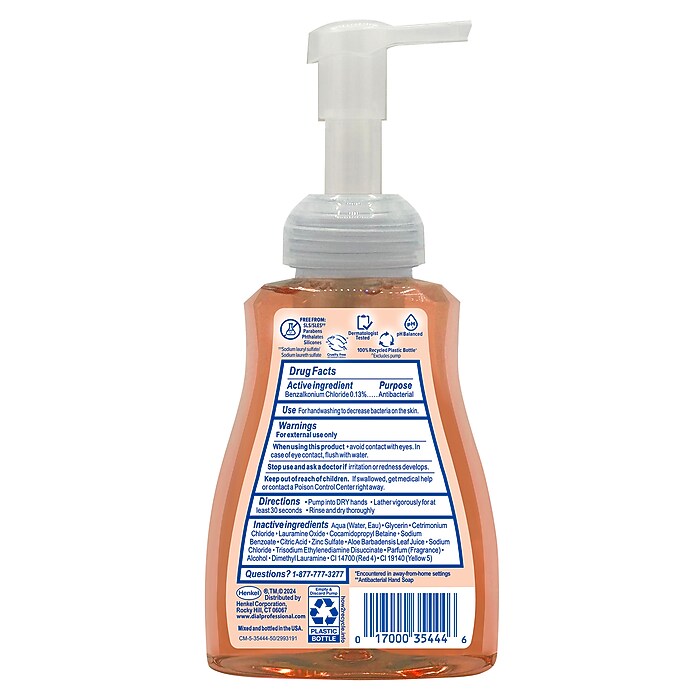 Dial Professional Antibacterial Defense with Aloe Foaming Hand