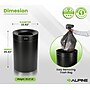 Alpine Industries Stainless Steel Trash Can, 50 Gallon, Black (ALP475-50-BLK)~#|#~CA33E3BD-C11E-4BE1-AF384AE07B06331E_sc7