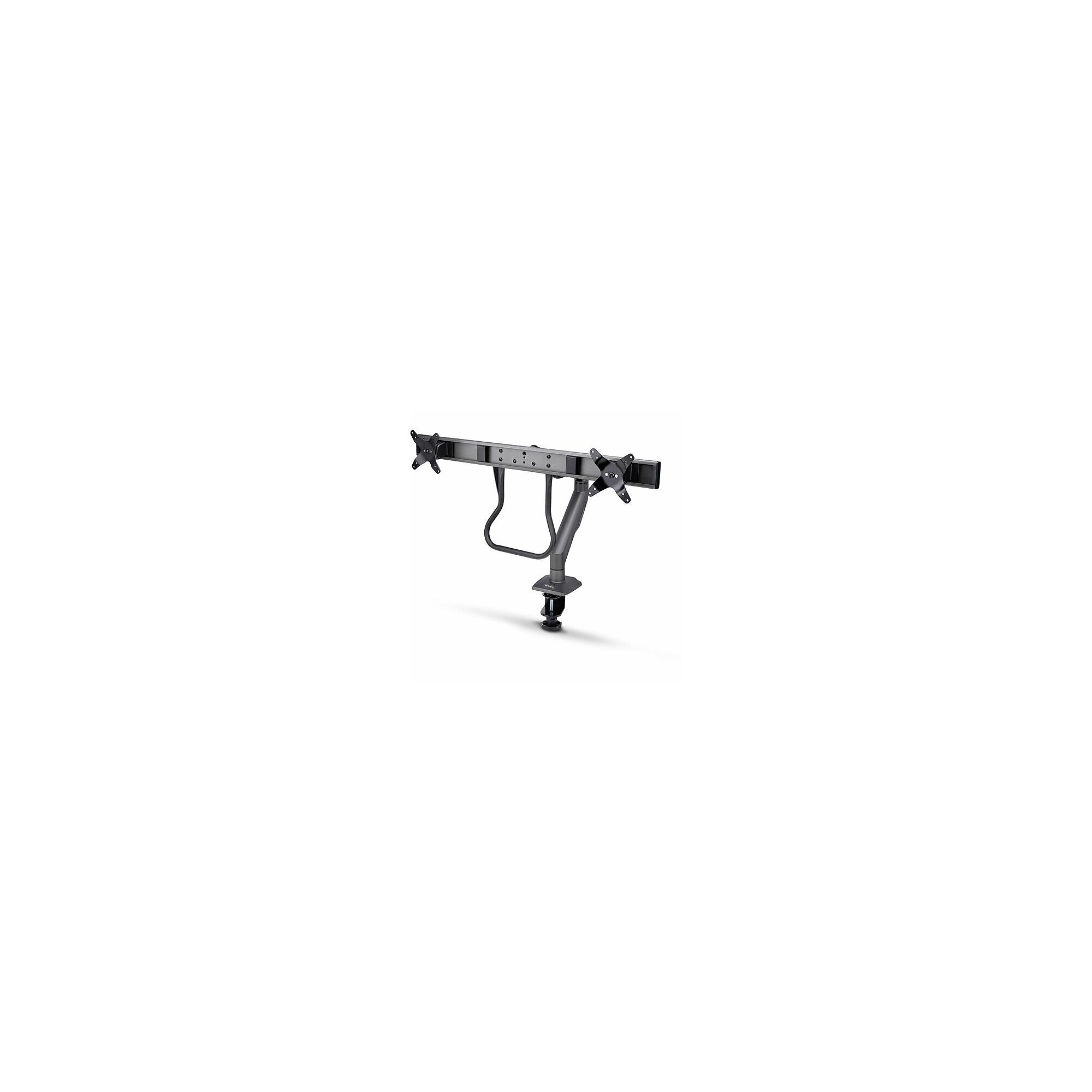 StarTech Adjustable Dual Monitor Arm, Up to 27″, Black (H2M1AS2-MONITOR-ARM) Simolary simolary.com