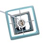 Creekwood Home Square Chrome 9.65" LED Table Lamp, Blue (CWT-1013-BL)~#|#~CA3ABC38-EB1B-43AB-9A10E650D017675C_sc7