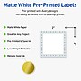 Avery Laser/Inkjet Square Multipurpose Labels, 2" x 2", White, 120/Pack (S00DME)~#|#~CA3BFDCA-FDFE-4F5F-A32BE75804172BF1_sc7