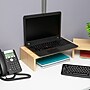 Mind Reader Adjustable Dual Monitor Stand, Up to 44 lbs., Brown (MDFMOND-BRN)~#|#~CA3E99B9-D2E3-4190-A9689032F382E2B9_sc7