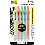 Zebra Z-Grip Retractable Highlighter with Grip, Chisel Tip, Assorted, 5/Pack (71205)~#|#~CA4735EA-78C8-4772-A80125AC47AF88AA_sc7