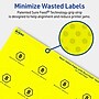 Avery Round Laser/Inkjet Multipurpose Labels, 1-2/3" Dia, Neon Yellow (1600/Box)~#|#~CA48894B-D973-4404-B589E4527B4BEEAC_sc7