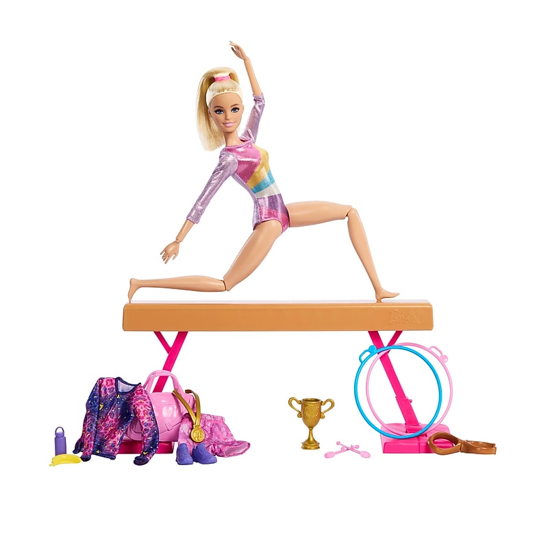 Mattel Barbie Gymnastics Playset, Multicolored (HRG52) image 1