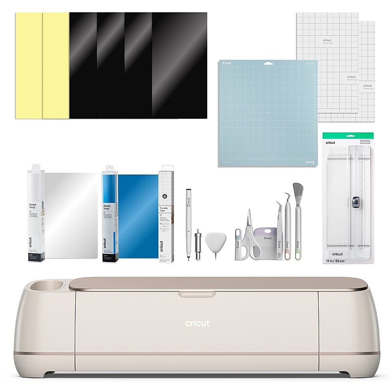 Cricut Maker 4 Die Cutting Starter Bundle, Seashell (8002723) image 1