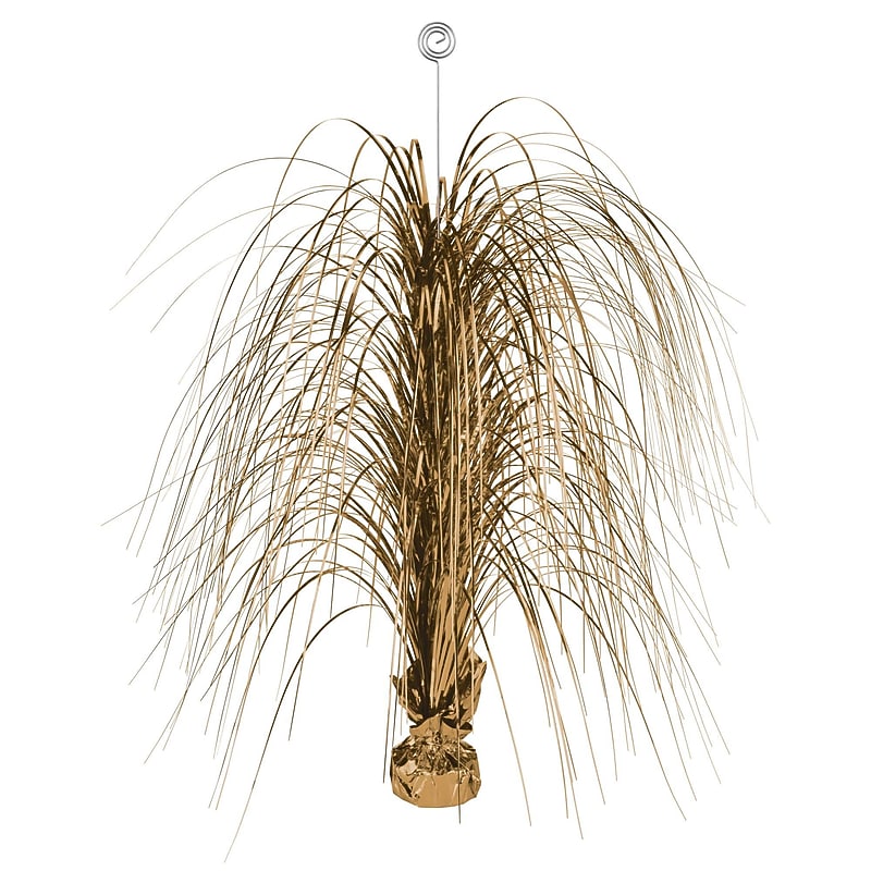 Party City Giant Spray Table Centerpiece, Gold (AM113900-19) image 1