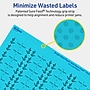 Avery Printable Rectangle Multipurpose Labels, 0.5" x 1.75", Bright Blue, 2400/Pack (94204)~#|#~CA56E33D-1970-43B6-A879E301FC209C24_sc7