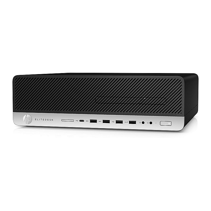 HP EliteDesk 800 G4 SFF Refurbished Desktop Computer, Intel Core i7-8700 3.2GHz, 16GB RAM, 512GB SSD, Windows 11 Pro image 1