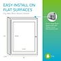 Ghent 24" H x 18" W Enclosed Vinyl Bulletin Board with Satin Frame, 1 Door, Caramel (PA12418VX-181)~#|#~CA595E8E-52A1-4BC1-9418159CC4DEDEB8_sc7