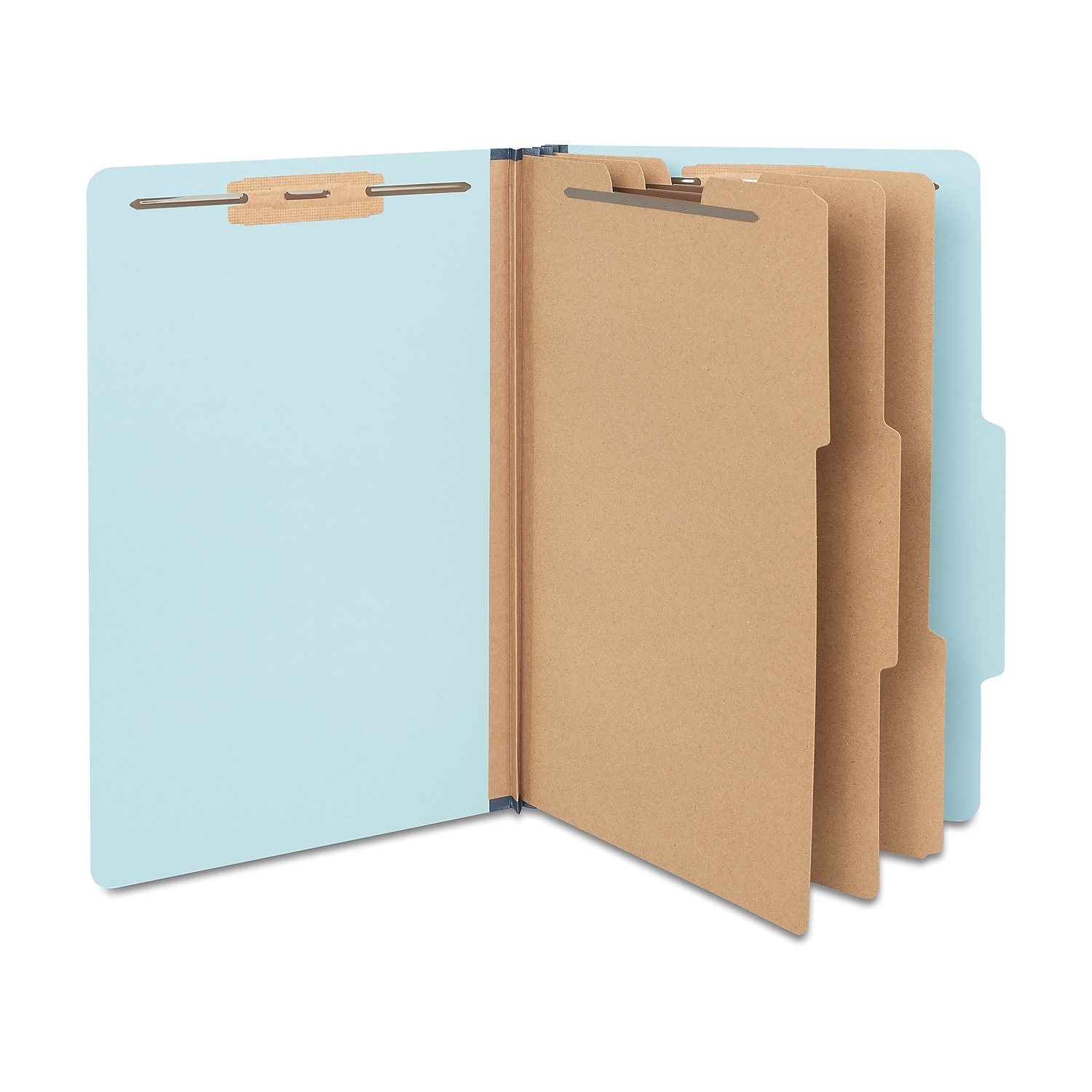 Heftklammern Klassifizierung Ordner 2/5 Schnitt obere Lasche Ltr 3 Teiler Lt Bl 20/BX 614437 - Bild 1 von 8