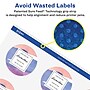 Avery Laser/Inkjet Round Multipurpose Labels, 2.5" Dia., Clear, 225 Labels/Pack (94502)~#|#~CA5D9DA4-A5A5-4296-BD85DAAD59DD85F9_sc7