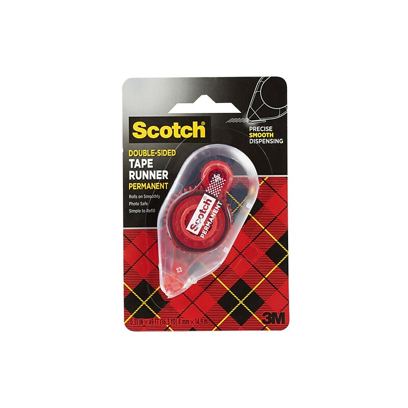 Scotch® Double-Sided Adhesive Tape Runner Value Pack, 16 oz. (6055) image 1
