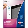 Avery Binder Spine Inserts, 3" Spine Width, White, 15/Pack (89109)~#|#~CA621E61-0673-4D05-9AF13D1F6FB81E55_sc7
