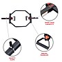 Sunny Health & Fitness Olympic Hex Trap Bar, Black/Red (OB-TRAP)~#|#~CA639534-A0AE-459D-961AD24EA005D0B7_sc7