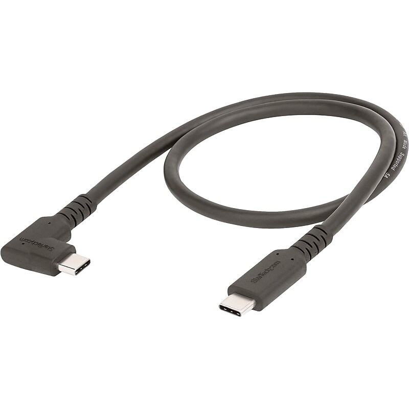 StarTech 1.6' USB Type-C to USB Type-C Cable, Male to Male, Black (RUSB31CC50CMBR) image 1