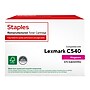 Staples Remanufactured Magenta High Yield Toner Cartridge Replacement for Lexmark (TRC540H1MG/STC540H1MG)~#|#~CA781232-0B15-4B69-BB12C20E964B389A_sc7