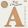 Plaid MDF Letters, 5", Brown Oxide, 12/Pack (PDE63554-12)~#|#~CA78B758-BDED-43C1-BF5E3965C554899D_sc7
