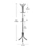Mind Reader Freestanding Coat Rack, Silver, Metal (COATRACK11-SIL)~#|#~CA7A5EC1-D94D-4C05-A6EB513C50C60B68_sc7