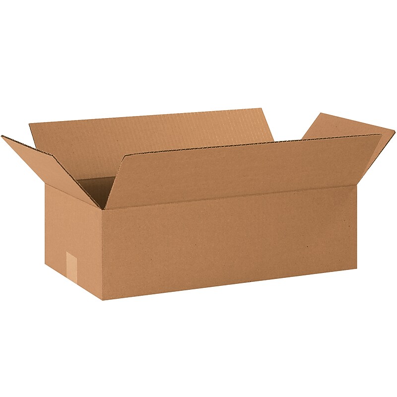 20" x 10" x 6" Shipping Boxes, 32 ECT, Kraft, 25/Bundle (BS201006) image 1