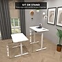 Mount-It! 48"W Electric Rectangular Adjustable Standing Desk, White (MI-8037)~#|#~CA81F8FD-71F9-4A4C-A2924F16C6D49A33_sc7