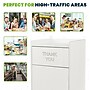 Alpine Industries Wood Trash Can Enclosure with Tray Top, 40 Gallon, White, 2/Pack (476-WHI-2PK)~#|#~CA8876C9-EB94-419C-8EEE1E7C0050E289_sc7