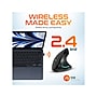 Delton Ergonomic 12 Wireless Ergonomic Vertical Optical Gaming Mouse, Black (DMERG12-WR )~#|#~CA888142-145F-4DDA-A4CE67DE3CE4F659_sc7