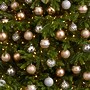 Nearly Natural Holiday Shatterproof Silver Christmas Tree Ornament Set, 80mm, 64/Set (D1001-SV)~#|#~CA8F04FF-AD3B-405B-840EF66E0D339ABC_sc7