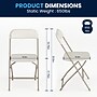 Flash Furniture HERCULES Plastic Folding Chair, Beige, 4/Pack (4LEL3BEIGE)~#|#~CA8F74BD-0FED-4B30-882E65C14B95ADB1_sc7