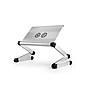 Uncaged Ergonomics WorkEZ Executive 18" Laptop Cooling Stand with 2 Fans, 3 USB Ports, Silver (WEEFHs)~#|#~CA9FEC2D-1DE2-41CB-B168010F1B164C0C_sc7