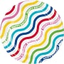 Say Hooray! Color Waves "Happy Birthday" 7" Paper Plates,  Multicolored, 32 Plates/Pack (DTC382605PLT)~#|#~CAA2118A-3C59-48B7-AF2DB8DBA0450BA7_sc7