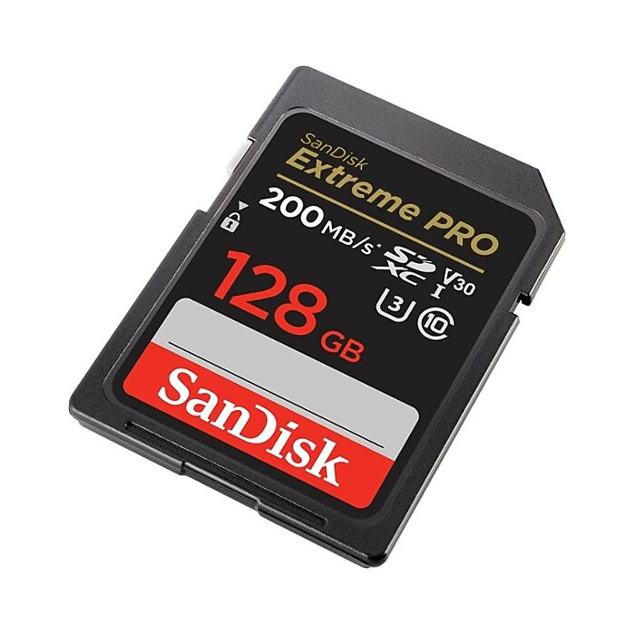 SanDisk 128GB SD Memory Card, Class 10, (SDSDXXD-128G-ANCIN) | Staples