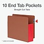 Pendaflex File Pocket, 3 1/2" Expansion, Letter Size, Brown/Red, 10/Box (1007024)~#|#~CAA6D0EC-F2C1-440A-B4DB6A3C901711FA_sc7