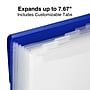 Staples Plastic Accordion File, 7-Pocket, Letter Size, Assorted Colors (TR51809)~#|#~CAB0E2F7-F9A6-4093-90C3048CA0480D77_sc7