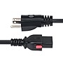 StarTech 15 ft. NEMA 5-15P to Locking C13 Power Cable, Male-to-Female, Black (15 ft.-LC10A-POWERCORD)~#|#~CAB50EB5-2DBB-40C6-9ACE84A64267727C_sc7