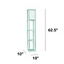 Creekwood Home Classix 3-Tier Storage LED Floor Lamp with Charging Ports & Outlet, with Feit LED Bulb, Aqua (CWF-3009-AU-LB)~#|#~CAB57F49-14D0-4136-9A1A27A7C93B01F3_sc7