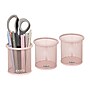 Mind Reader Metal Pen Holder, Pink, 3 Pieces/Set (CLIPMESH3-PNK)~#|#~CAB724AD-7E22-451B-911C5D1033CE1320_sc7