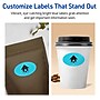 Avery Printable Oval Multipurpose Labels, 1-1/8" x 2-1/4", Bright Blue, 1680/Box (94054)~#|#~CABB4B75-3E8A-43C0-B4C301924B26055F_sc7