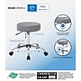 Boss Caressoft Armless Medical Stool, Gray (B240-GY)~#|#~CAC03A7A-BFEF-49C5-8B04D32E48E4A324_sc7