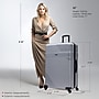InUSA Resilience 33.6" Hardside Suitcase, 4-Wheeled Spinner, TSA Checkpoint Friendly, Silver (IURES00XL-SIL)~#|#~CAC1054D-960C-47B9-BC9D4640F2310804_sc7