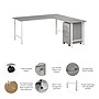 Bush Business Furniture Hustle 72"W L Shaped Computer Desk with 3 Drawer Mobile File Cabinet, Platinum Gray (HUS013PG)~#|#~CAC1864F-28ED-4A49-AA79D0878F12884A_sc7